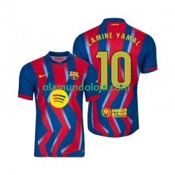 Camisola FC Barcelona Lamine Yamal 10 Homem Equipamento Quarto 2025-2026 Manga Curta